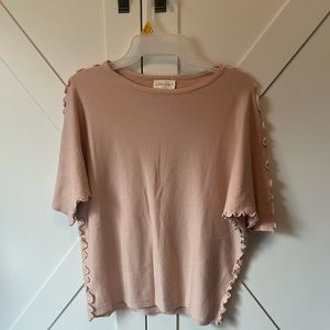 Allie Rose blush blouse